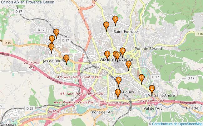 plan Chinois Aix en Provence Associations Chinois Aix en Provence : 14 associations