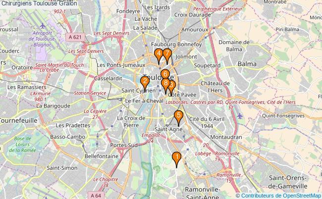 plan Chirurgiens Toulouse Associations chirurgiens Toulouse : 7 associations