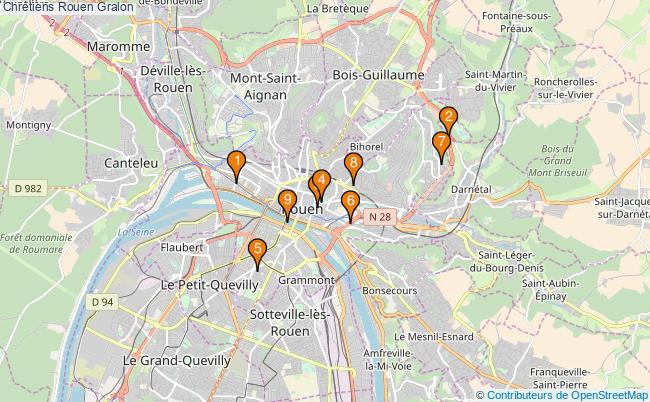 plan Chrétiens Rouen Associations chrétiens Rouen : 8 associations