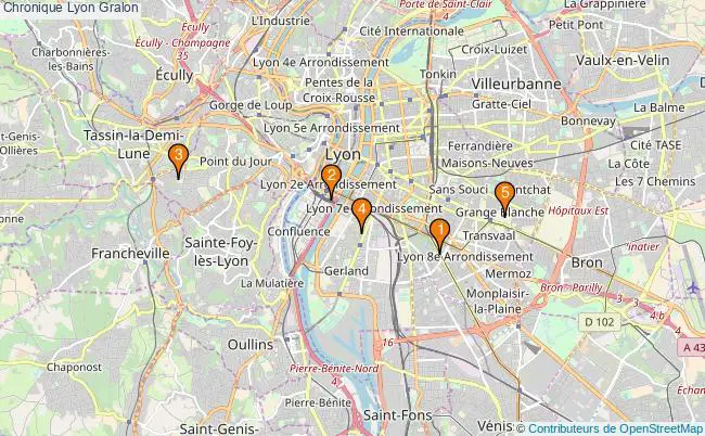 plan Chronique Lyon Associations chronique Lyon : 4 associations