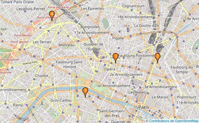plan Ciment Paris Associations ciment Paris : 5 associations