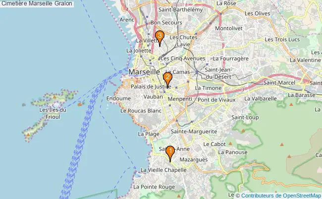 plan Cimetière Marseille Associations cimetière Marseille : 3 associations