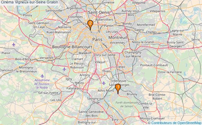 plan Cinéma Vigneux-sur-Seine Associations cinéma Vigneux-sur-Seine : 4 associations