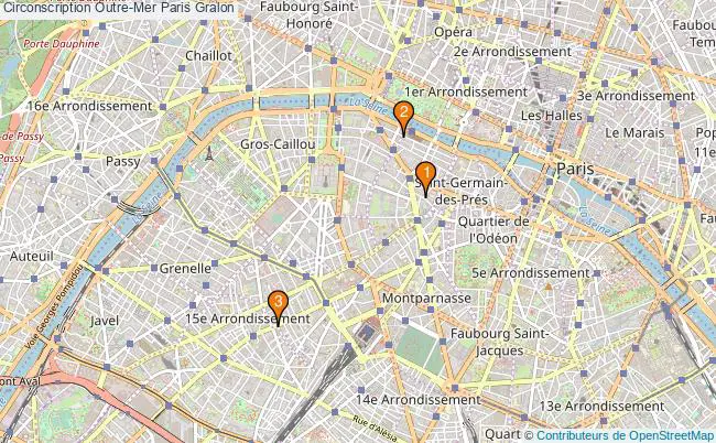 plan Circonscription Outre-Mer Paris Associations circonscription Outre-Mer Paris : 3 associations