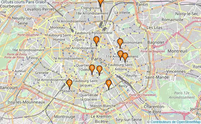 plan Circuits courts Paris Associations circuits courts Paris : 13 associations