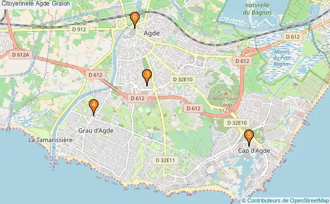 plan Citoyenneté Agde Associations citoyenneté Agde : 6 associations