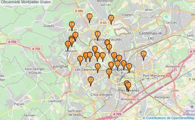 plan Citoyenneté Montpellier Associations citoyenneté Montpellier : 109 associations