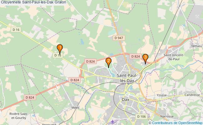 plan Citoyenneté Saint-Paul-les-Dax Associations citoyenneté Saint-Paul-les-Dax : 3 associations