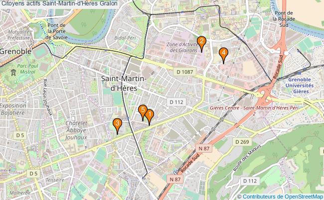 plan Citoyens actifs Saint-Martin-d'Hères Associations citoyens actifs Saint-Martin-d'Hères : 5 associations