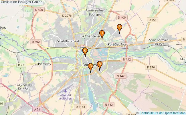 plan Civilisation Bourges Associations civilisation Bourges : 8 associations