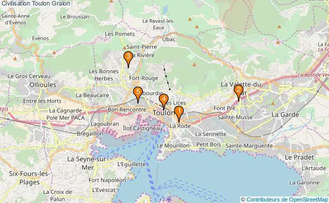plan Civilisation Toulon Associations civilisation Toulon : 6 associations