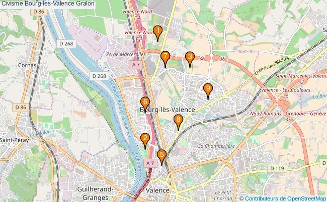 plan Civisme Bourg-les-Valence Associations civisme Bourg-les-Valence : 8 associations