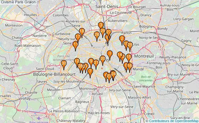 plan Civisme Paris Associations civisme Paris : 128 associations
