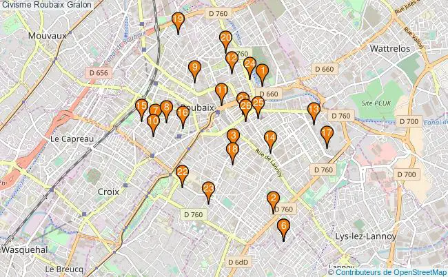 plan Civisme Roubaix Associations civisme Roubaix : 26 associations