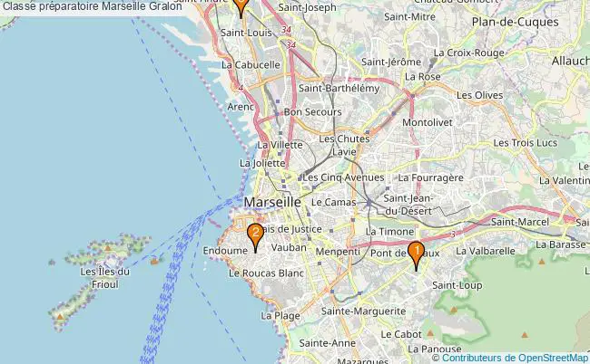 plan Classe préparatoire Marseille Associations classe préparatoire Marseille : 3 associations