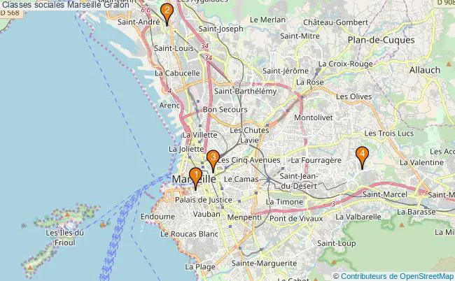 plan Classes sociales Marseille Associations classes sociales Marseille : 4 associations