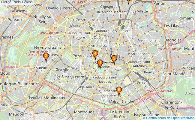 plan Clergé Paris Associations clergé Paris : 6 associations