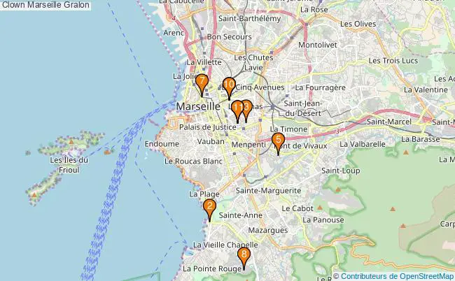 plan Clown Marseille Associations clown Marseille : 13 associations