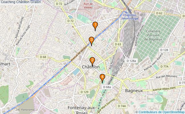 plan Coaching Châtillon Associations coaching Châtillon : 4 associations
