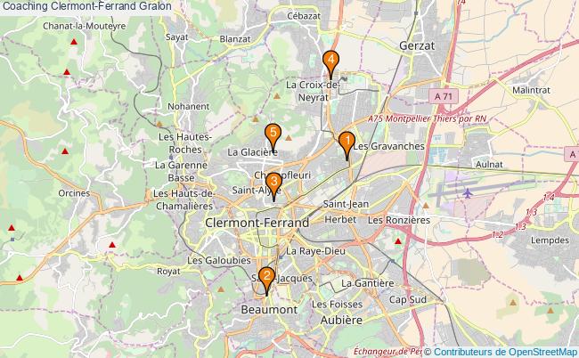 plan Coaching Clermont-Ferrand Associations coaching Clermont-Ferrand : 4 associations