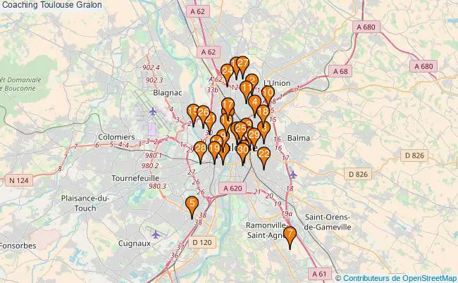 plan Coaching Toulouse Associations coaching Toulouse : 45 associations