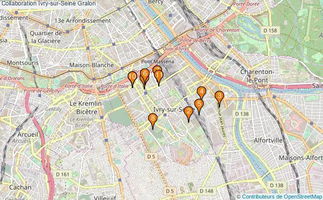 plan Collaboration Ivry-sur-Seine Associations Collaboration Ivry-sur-Seine : 19 associations