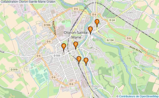plan Collaboration Oloron-Sainte-Marie Associations Collaboration Oloron-Sainte-Marie : 6 associations