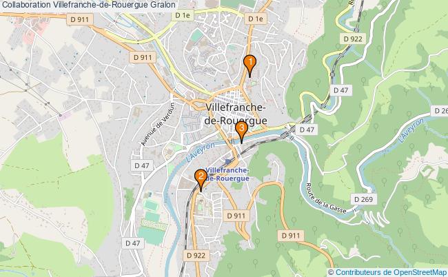 plan Collaboration Villefranche-de-Rouergue Associations Collaboration Villefranche-de-Rouergue : 4 associations