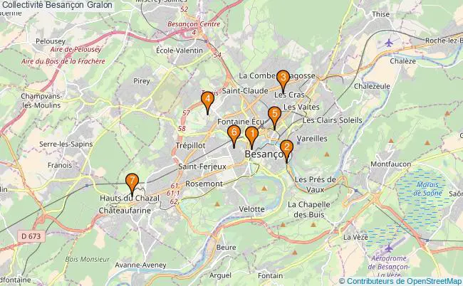 plan Collectivité Besançon Associations collectivité Besançon : 8 associations