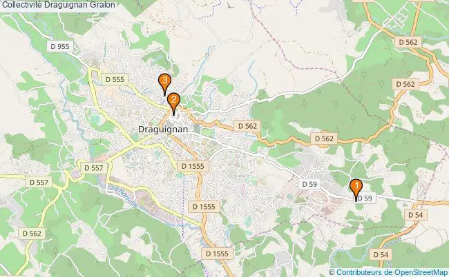 plan Collectivité Draguignan Associations collectivité Draguignan : 3 associations