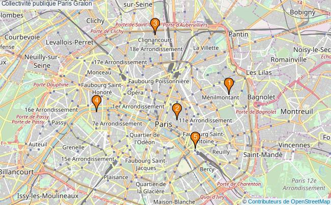 plan Collectivité publique Paris Associations collectivité publique Paris : 5 associations