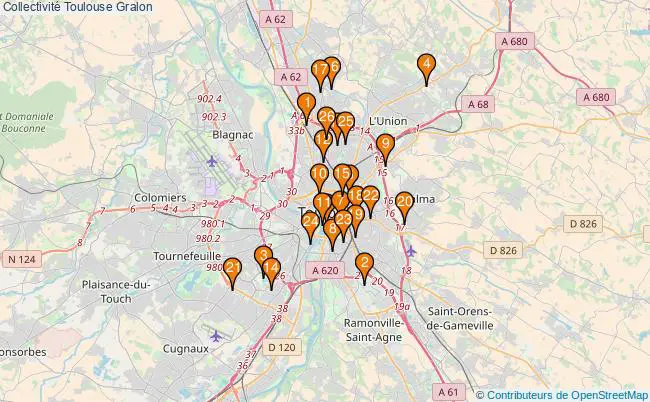 plan Collectivité Toulouse Associations collectivité Toulouse : 27 associations