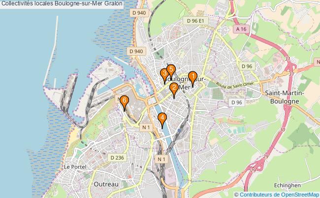 plan Collectivités locales Boulogne-sur-Mer Associations collectivités locales Boulogne-sur-Mer : 5 associations