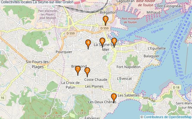 plan Collectivités locales La Seyne-sur-Mer Associations collectivités locales La Seyne-sur-Mer : 8 associations