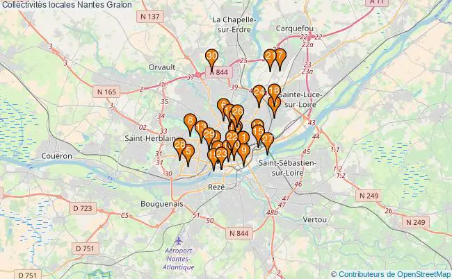 plan Collectivités locales Nantes Associations collectivités locales Nantes : 41 associations