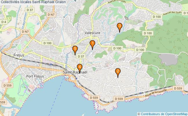 plan Collectivités locales Saint-Raphaël Associations collectivités locales Saint-Raphaël : 5 associations