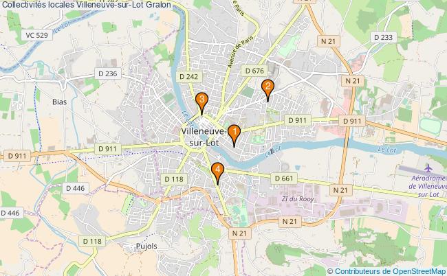 plan Collectivités locales Villeneuve-sur-Lot Associations collectivités locales Villeneuve-sur-Lot : 5 associations