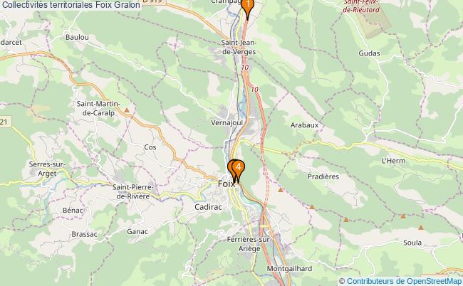 plan Collectivités territoriales Foix Associations collectivités territoriales Foix : 5 associations