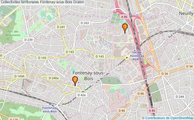 plan Collectivités territoriales Fontenay-sous-Bois Associations collectivités territoriales Fontenay-sous-Bois : 3 associations
