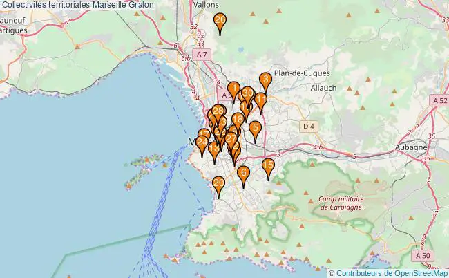 plan Collectivités territoriales Marseille Associations collectivités territoriales Marseille : 86 associations
