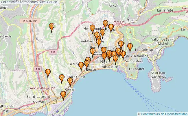 plan Collectivités territoriales Nice Associations collectivités territoriales Nice : 35 associations