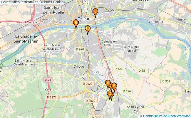 plan Collectivités territoriales Orléans Associations collectivités territoriales Orléans : 13 associations