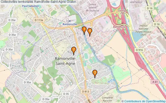 plan Collectivités territoriales Ramonville-Saint-Agne Associations collectivités territoriales Ramonville-Saint-Agne : 3 associations