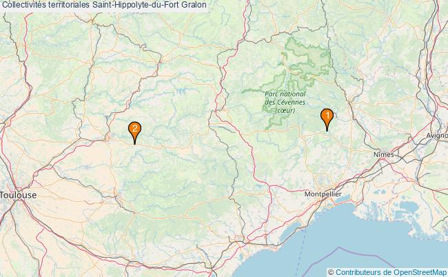 plan Collectivités territoriales Saint-Hippolyte-du-Fort Associations collectivités territoriales Saint-Hippolyte-du-Fort : 3 associations