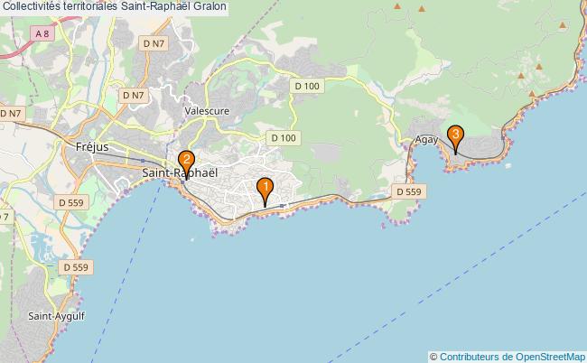 plan Collectivités territoriales Saint-Raphaël Associations collectivités territoriales Saint-Raphaël : 4 associations