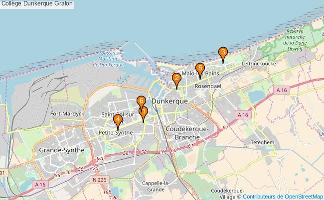 plan Collège Dunkerque Associations collège Dunkerque : 6 associations