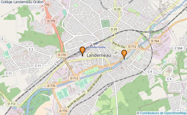 plan Collège Landerneau Associations collège Landerneau : 3 associations
