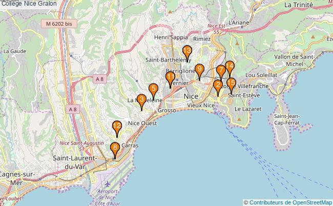 plan Collège Nice Associations collège Nice : 16 associations