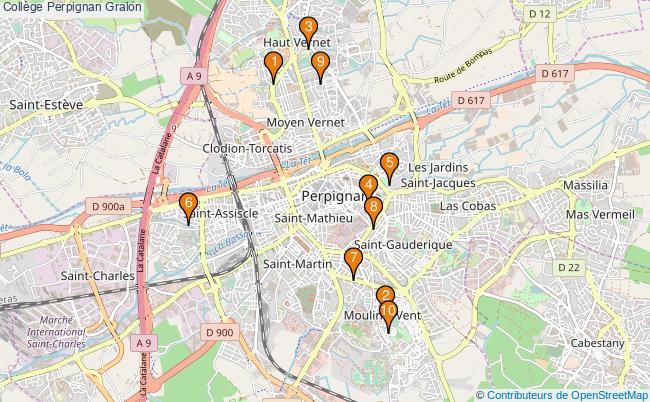 plan Collège Perpignan Associations collège Perpignan : 9 associations