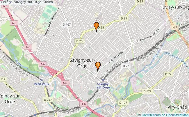 plan Collège Savigny-sur-Orge Associations collège Savigny-sur-Orge : 4 associations